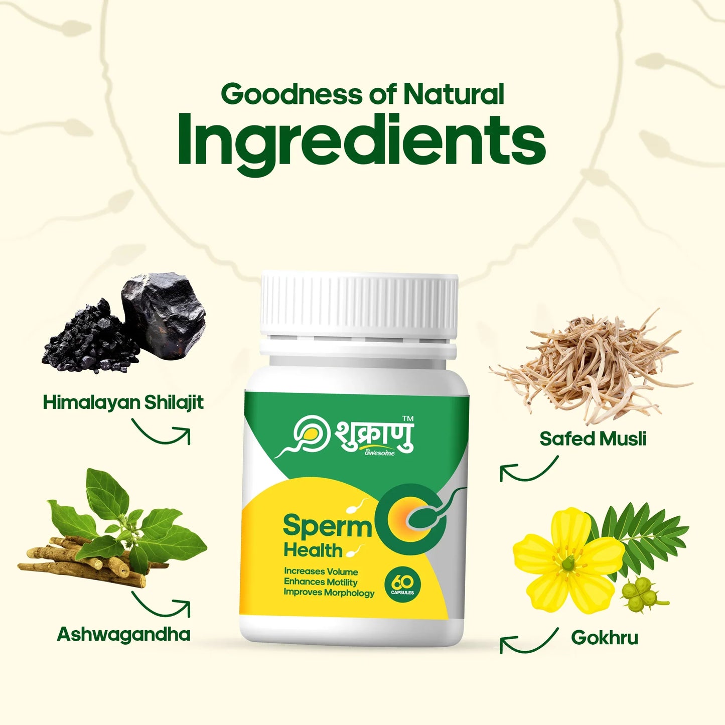 Shukranu™ – शुक्राणु स्वास्थ्य में सुधार करने में सहायक
